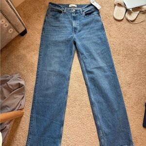 Abercrombie & Fitch Blue Straight Leg Jeans